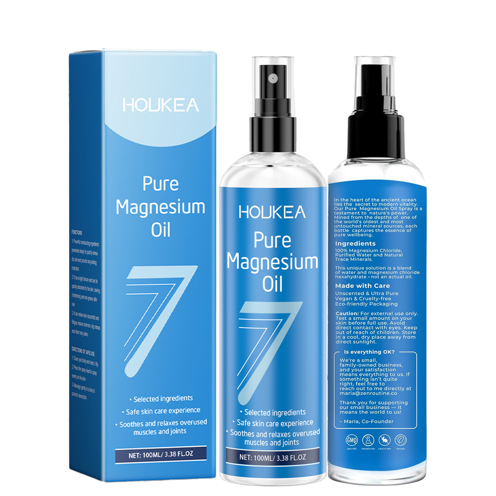 Bath Salts Magnesium - Spray de Aceite de Magnesio Puro