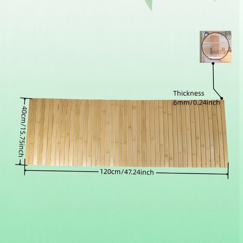Alfombra de Baño de Bambú Gran - Bamboo Bath Mat reseña y precio