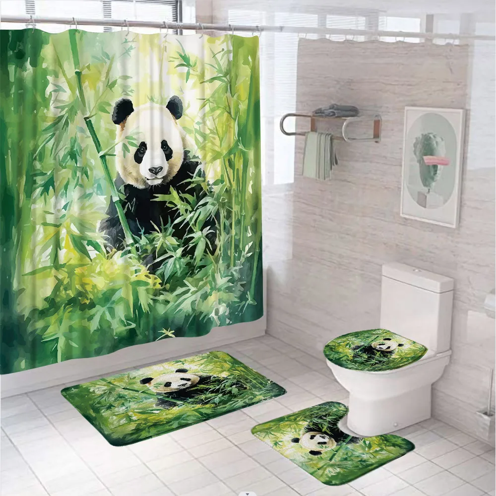 Juego de cortina de ducha de b - Bamboo Bath Mat reseña y precio