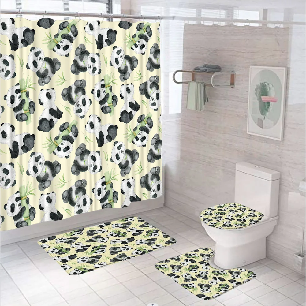 Juego de cortina de ducha de b - Bamboo Bath Mat reseña y precio