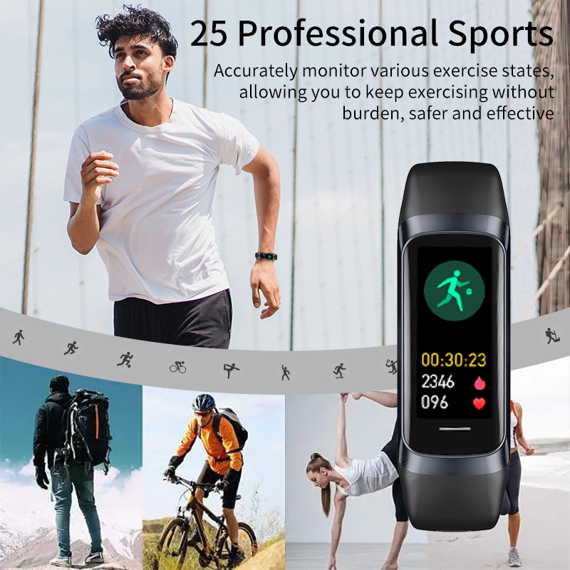 LIGE 1,1 pulgadas Amoled Monit - Health Wellness Bracelet reseña y precio