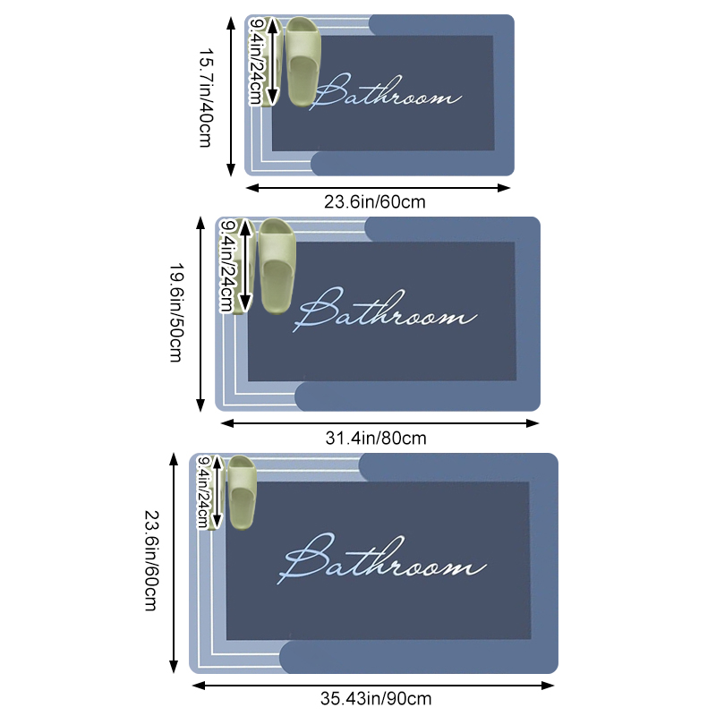 Alfombra absorbente para baño, - Bamboo Bath Mat reseña y precio